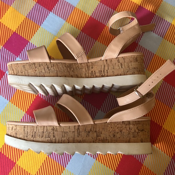 Madden Girl Chunky Cork Platforms - Picture 2 of 6